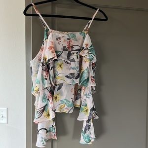 BCBGinternation top, size XS in multicolor.